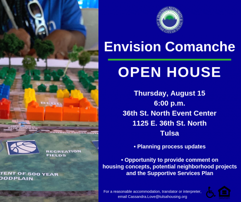 Envision Comanche Open House Tulsa Housing Authority Tulsa Housing